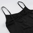 Sleeveless Skinny Shirring Spaghetti Strap Bodysuit for Women Vacation Camisole